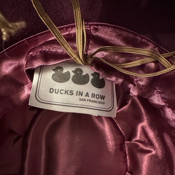 Ducks In A Row Purple Wool Hat - Picture 8 of 9